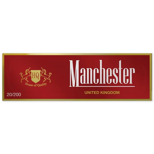 Manchester Royal Red Filtered Cigarettes | 200 Cigarettes Carton - Image 3